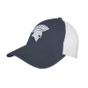 Thumbnail image for  Steel Blue/White Mesh Back Unstructured Low Profile Hat