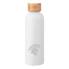 Thumbnail image for  Blair White Stainless Steel Bottle w/ Bamboo Lid 17 oz