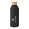Thumbnail image for  Blair Black Stainless Steel Bottle w/ Bamboo Lid 17 oz