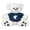 Thumbnail image for  Plush Big Paw 8 1/2 inch White Bear w/Navy Shirt
