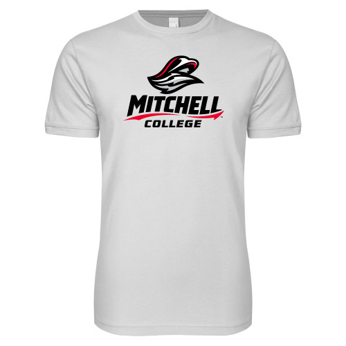  Next Level White SoftStyle T Shirt - Primary Athletics Mark