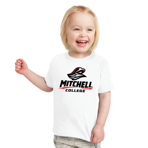  Toddler White T Shirt - Primary Athletics Mark