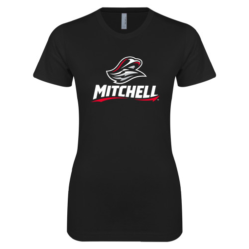  Next Level Womens Black Boyfriend Tee - Mitchell W Mariner