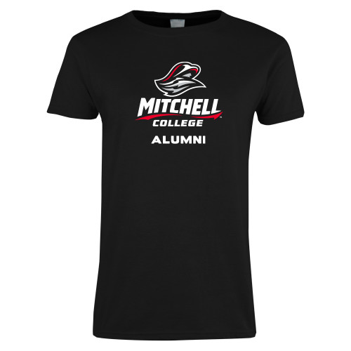  Womens Black Short Sleeve Tee - Alumni