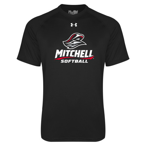  Under Armour Black Tech Tee - Softball