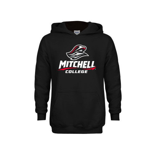  Youth Black Fleece Hoodie - Primary Athletics Mark