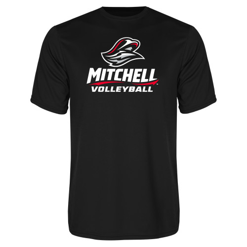  Black Performance Tee - Volleyball