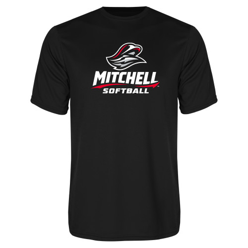  Black Performance Tee - Softball