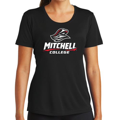  Womens Black Performance Tee - Primary Athletics Mark