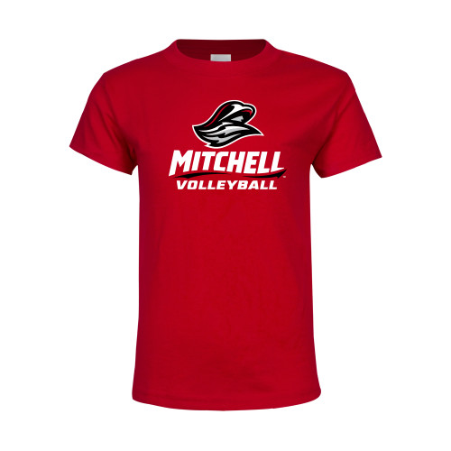  Youth Red T Shirt - Volleyball