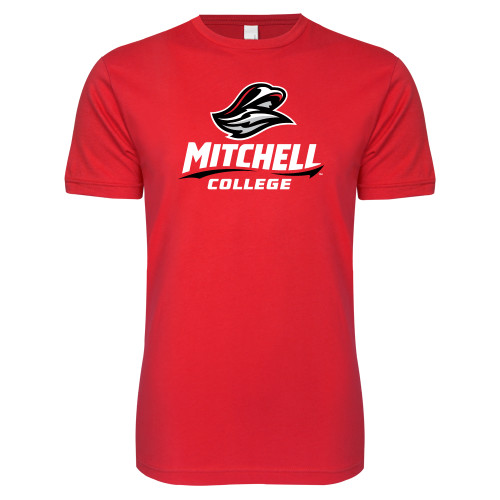 Next Level Red Softstyle T Shirt - Primary Athletics Mark