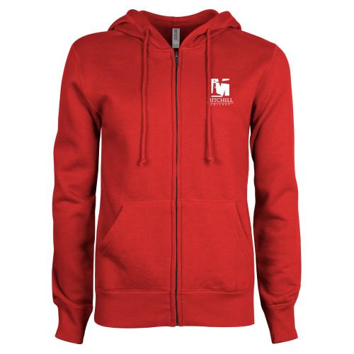 Main Image for  ENZA Womens Red Fleece Full Zip Hoodie