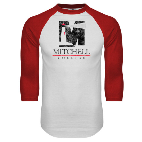 Main Image for  White/Red Raglan Baseball T Shirt