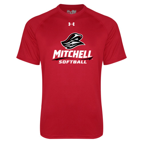  Under Armour Red Tech Tee - Softball