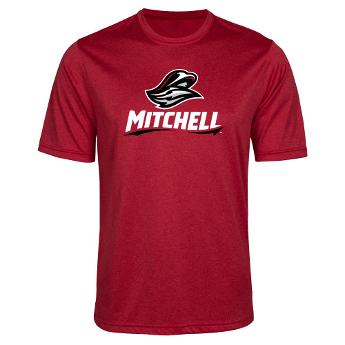  Red Heather Performance Contender Tee - Mitchell W Mariner