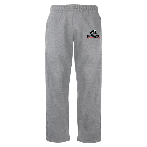  Grey Fleece Open Bottom Pant - Mitchell W Mariner