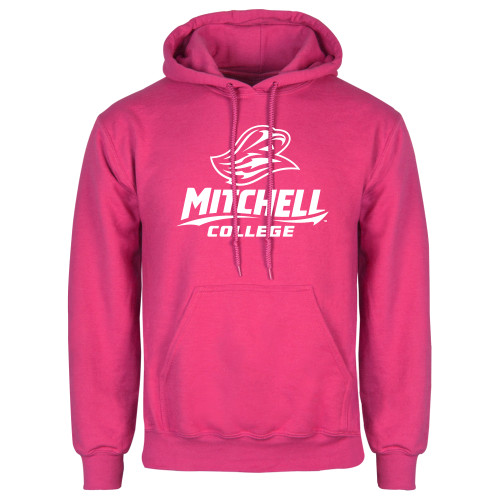  Womens Fuchsia Fleece Hoodie - Primary Athletics Mark