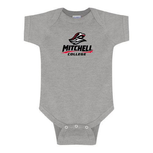  Grey Infant Onesie - Primary Athletics Mark