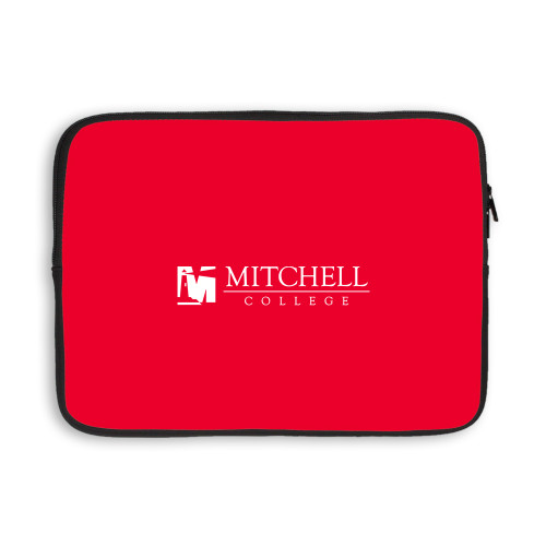  13 inch Neoprene Laptop Sleeve - Mitchell College Horizontal Logo