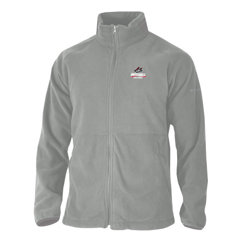  Columbia Grey Everest Ridge Fleece Full Zip Jacket - Primary Athletics Mark