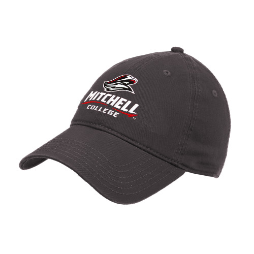  Charcoal Unstructured Adjustable Low Profile Hat - Primary Athletics Mark