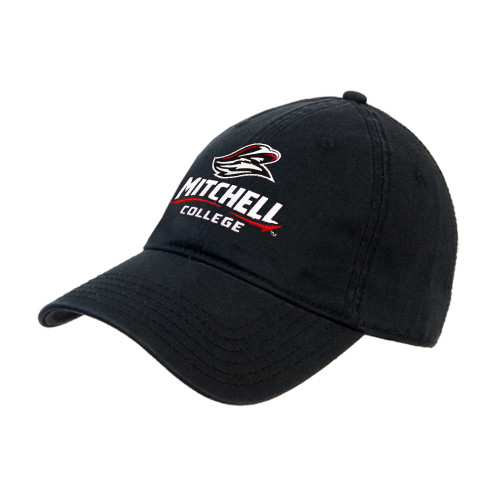  Black Unstructured Adjustable Low Profile Hat - Primary Athletics Mark