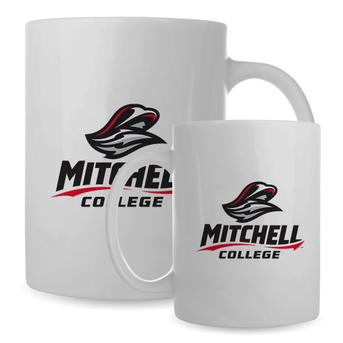  Full Color White Mug 15oz - Primary Athletics Mark
