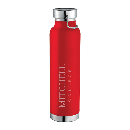  Thor Copper Vacuum Insulated Red Bottle 22oz - Wordmark Engraved