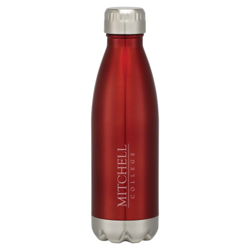  Swig Stainless Steel Red Bottle 16oz - Wordmark Engraved