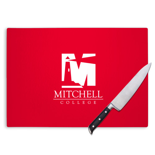  Cutting Board - Mitchell College Vertical Logo