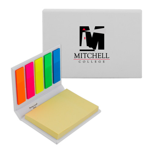  Micro Sticky Book - Mitchell College Vertical Logo
