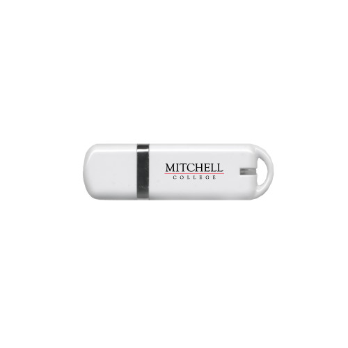  USB White Pen Drive 4G - Wordmark