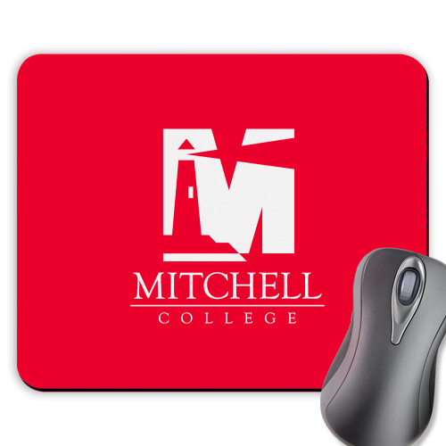  Full Color Mousepad - Mitchell College Vertical Logo