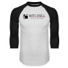 Thumbnail image for  White/Black Raglan Baseball T Shirt