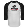 Thumbnail image for  White/Black Raglan Baseball T Shirt