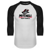 Thumbnail image for  White/Black Raglan Baseball T Shirt