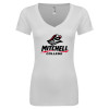 Thumbnail image for  Next Level Womens White Ideal V Tee