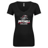 Thumbnail image for  Next Level Womens Black Ideal V Tee