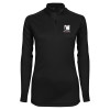 Thumbnail image for  Syntrel Womens Black Interlock 1/4 Zip