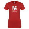 Thumbnail image for  Next Level Womens Red Boyfriend Tee