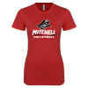 Thumbnail image for  Next Level Womens Red Boyfriend Tee