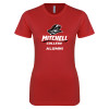 Thumbnail image for  Next Level Womens Red Boyfriend Tee