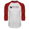 Thumbnail image for  White/Red Raglan Baseball T Shirt