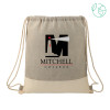 Thumbnail image for  Split Recycled Cotton Grey/Natural Drawstring Bag