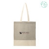 Thumbnail image for  Split Recycled Grey Cotton Twill Convention Tote