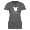 Thumbnail image for  Next Level Womens Charcoal Boyfriend Tee