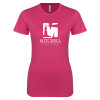Thumbnail image for  Next Level Womens Fuchsia Boyfriend Tee