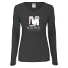 Thumbnail image for  Womens Dark Heather Long Sleeve V Neck Tee 