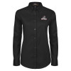 Thumbnail image for  Womens Black Twill Button Down Long Sleeve 