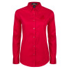Thumbnail image for  Womens Red Twill Button Down Long Sleeve 